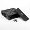 19" Depth 3U Injection Molded Stackable Rack Cases - Pro Series HQ Polypropylene Road Hard Case - Waterproof - Screw, Threaded Steel Rails, Rear Rack Rails Included (3U Rack Size (5.25")) view 1