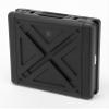19" Depth 2U Injection Molded Stackable Rack Cases - Pro Series HQ Polypropylene Road Hard Case - Waterproof - Screw, Threaded Steel Rails, Rear Rack Rails Included (2U Rack Size (3")) view 3