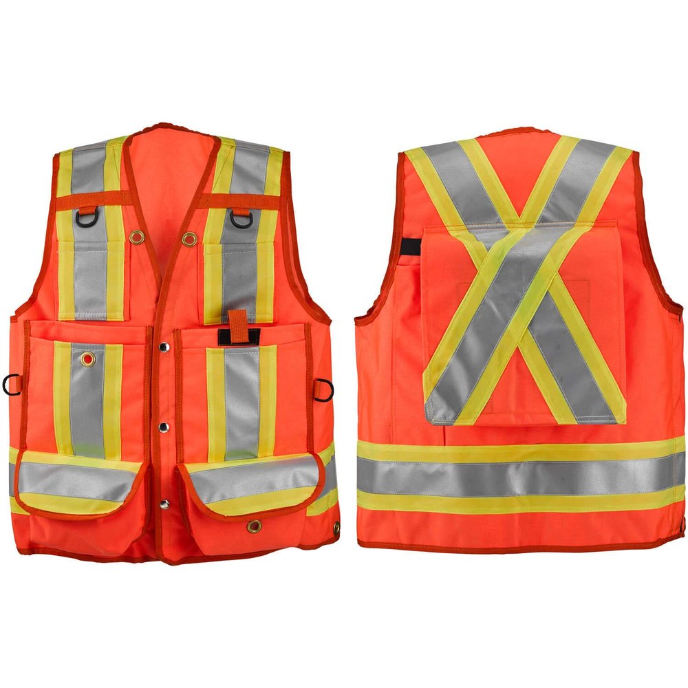 Forestry Suppliers Tablet Cruiser Vest, 10 oz Duck, 8 Front Pockets, XXL
