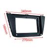 10.1 inch Car Radio Fascia Frame for Volkswagen Tiguan L 2017 DVD GPS Navi Player Panel Dash Kit Installation Stereo Frame Trim Bezel view 3