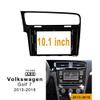 10.1 inch Car Radio Fascia Frame for Volkswagen Golf 7 2013-2018 DVD GPS Navi Player Panel Dash Kit Installation Stereo Frame Trim Bezel view 2