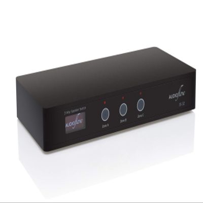 Audioflow 3 Way Speaker Switch Selector Box Smart Wi-Fi