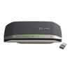 Poly - Sync 20+ Bluetooth Speakerphone (Plantronics) - Personal Portable Speakerphone - USB-C Bluetooth Adapter - Connect to Your PC/Mac/Cell Phone - Works with Teams, Zoom & More,Black view 1