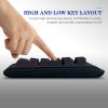 Thincol One-Handed Mechanical Feel Gaming Keyboard, USB Tricolor Breathing Backlit Keypad, 19-Keys, Plug-and-Play, Balck(Black) view 4