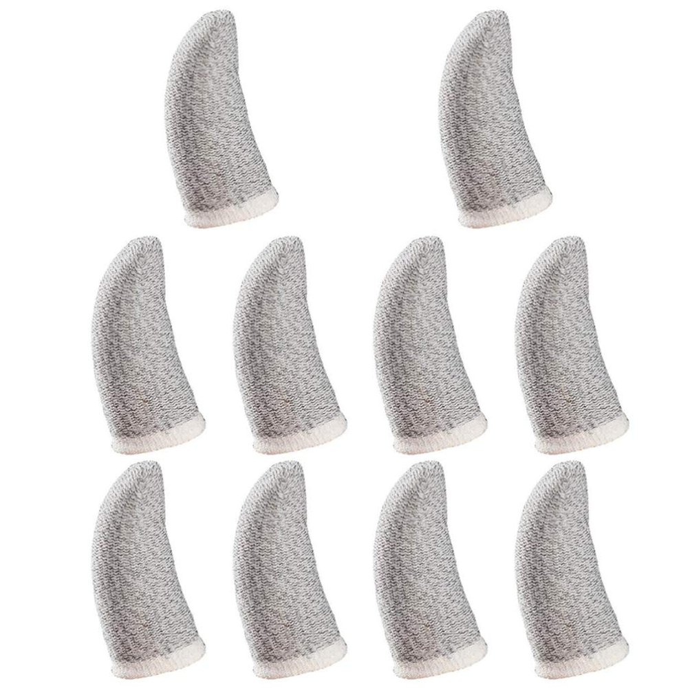Hemobllo 10pcs Refreshing -sweat Finger Sleeves for Gaming Breathable Covers for Enhanced Comfort and Flexibility for Mobile Games