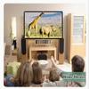 Demeras Projection Screen 60-100 Inch Portable Foldable Non-Crease Projector Curtain Projection Screen 4:3 for Outdoor Camping Movie (100 inch) view 2
