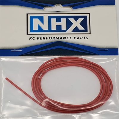 NHX RC Pro Silicone Wire 22 AWG Gauge 3 FT Red