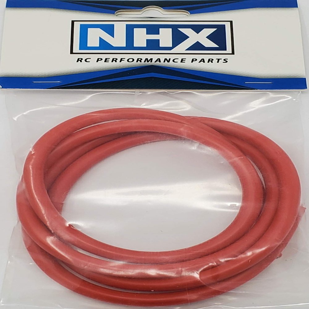 NHX RC Pro Silicone Wire 8 AWG Gauge 3 FT Red