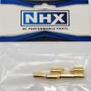NHX 6.5mm Gold Plated Bullet Adapter Connector Female 6Pcs/Bag view 1