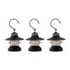 Barebones Edison Mini Lantern  3 Packs Antique Bronze, Vintage LED Camping Lantern with Adjustable Brightness  Compact Weatherproof Outdoor Lantern for Hiking, Tents, Fishing, and Home Decor view 1
