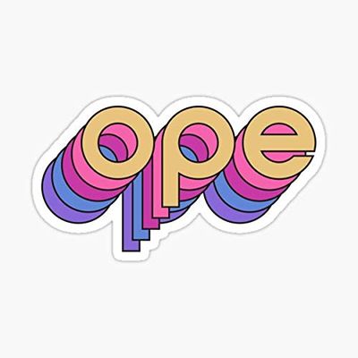 Berry Ope! Sticker - Sticker Graphic - Auto, Wall, Laptop, Cell, Truck Sticker for Windows, Cars, Trucks