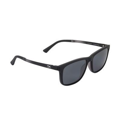 HyperX Spectre React - Gaming Eyewear, Blue Light Blocking Glasses, UV Protection, Ultem Frame, Crystal Clear Lenses, Microfiber Bag, Hard Case Medium/Large w/Polarized Clip Crystal Grey