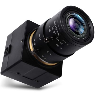 SVPRO 8MP USB Webcam with Zoom Lens,2.8-12mm Optical Zoom Camera with Sony IMX179 Sensor,High Definition Webcam3264x2448 HD Video Camera USB2.0 UVC Plug and Play Camera Support OTG
