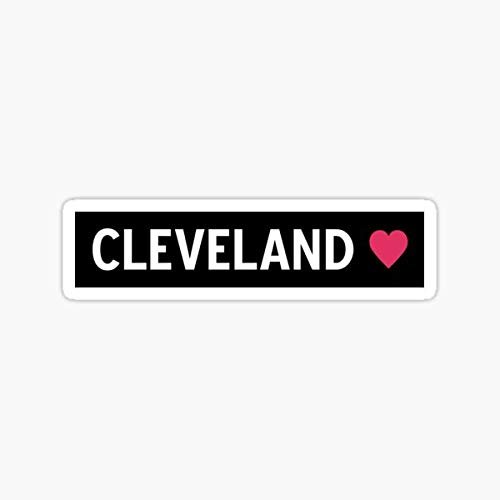 Cleveland Sticker - Sticker Graphic - Auto, Wall, Laptop, Cell, Truck Sticker for Windows, Cars, Trucks