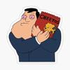 American Dad High Stan Sticker - Graphic for Auto, Wall, Laptop, Cell, Truck Windows, Cars view 1