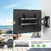 Outdoor TV Wall Mount for 47-90 Inch Television, Mount with Swivel and Tilt, Full Motion Weatherproof TV Bracket with Articulating Dual Arms, Max VESA 600X400 mm, 132lbs view 2