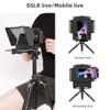 AMBITFUL Teleprompter 7.5'' with Tabletop Tripod for Smartphone and DSLR Camera, Adjustable Phone Clip & Camera Adapting Ring, for Live Streaming, Interviews(Mini Teleprompter Only) view 4