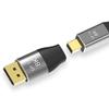 Cablecc Mini DisplayPort 1.4 8K 60hz Female Adapter Ultra-HD UHD 4K 144hz to DP Male 7680 * 4320 for Video PC Laptop TV view 4
