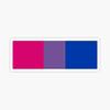 Bi Pride Flag Sticker - Sticker Graphic - Auto, Wall, Laptop, Cell, Truck Sticker for Windows, Cars, Trucks view 1