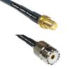 10 feet RG58 SMA Female to SO239 UHF Female RF Pigtail Coaxial Cable view 1