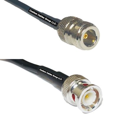 25 feet RG58 N Female to BNC Male RF Pigtail Coaxial Cable