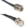 25 feet RG58 N Female to BNC Male RF Pigtail Coaxial Cable view 1