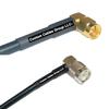 10 feet RG58 SMA Male Angle to TNC Male Angle RF Pigtail Coaxial Cable view 1
