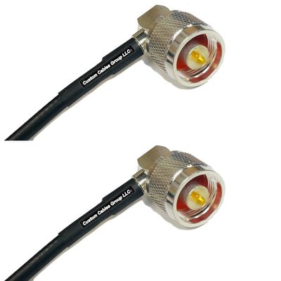 10 feet RG58 N Male Angle to N Male Angle RF Pigtail Coaxial Cable