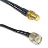 10 feet RG58 SMA Female to TNC Male RF Pigtail Coaxial Cable view 1