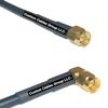 10 feet RG58 SMA Male to SMA Male Angle RF Pigtail Coaxial Cable view 1