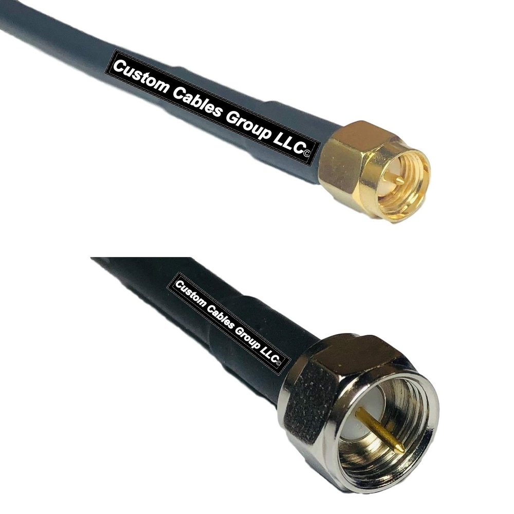 10 feet RG58 SMA Male to F Male RF Pigtail Coaxial Cable