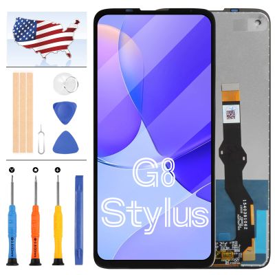 Screen Replacement 6.4" for Motorola Moto G8 Stylus XT2043 XT2043-4 G Stylus 2020 XT2043-7 LCD Display Assembly Touch Digitizer Glass Parts Kits with Free Tools