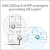NETGEAR Orbi Ultra-Performance Tri-Band WiFi 6 Add-on Satellite (RBS850) Works with Your Orbi WiFi 6 Router, add up to 2,500 sq ft, speeds up to 6Gbps | 11AX Mesh AX6000 view 2