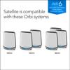 NETGEAR Orbi Ultra-Performance Tri-Band WiFi 6 Add-on Satellite (RBS850) Works with Your Orbi WiFi 6 Router, add up to 2,500 sq ft, speeds up to 6Gbps | 11AX Mesh AX6000 view 3