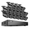 ANNKE Home Security Camera System, 16 Channel 3K Lite DVR Recorder, 16 x 2MP Outdoor Wired Surveillance CCTV Cameras, Up to 100 ft Night Vision, AI Motion Detection, Remote Access, No Hard Drive view 1