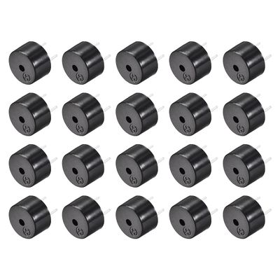 uxcell 85dB 3V Passive Electronic Buzzer Electromagnetic Beep Tone Alarm Ringer 20Pcs