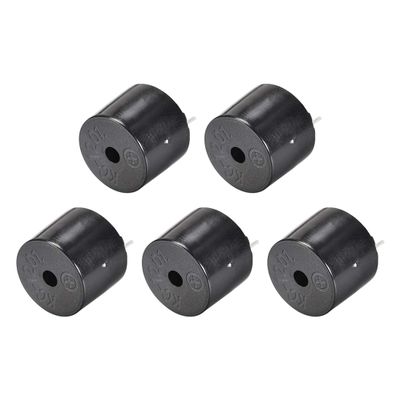 uxcell 80dB 1.5V Passive Electronic Buzzer Electromagnetic Beep Tone Alarm Ringer 5Pcs