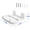 Wall Mount Holder for ASUS ZenWiFi AX Whole-Home Tri-Band Mesh WiFi 6 System (XT8)(CT8)(XT9),Simple and Sturdy Wall Mount Holder Stand Bracket by HOLACA (2 Pack, White) view 4