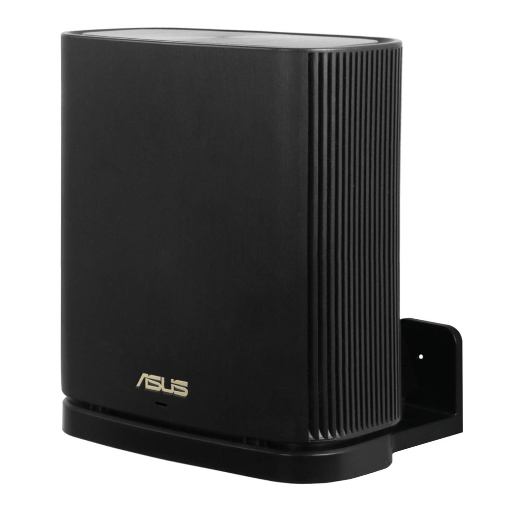 Wall Mount Holder for ASUS ZenWiFi AX Whole-Home Tri-Band Mesh WiFi 6 System (XT8)(CT8)(XT9),Simple and Sturdy Wall Mount Holder Stand Bracket by HOLACA (1 Pack, Black)
