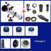 114mm Telescopes for Astronomy Beginners,Astronomical Telescope,Portable Travel Telescope for Beginners,Kids and Adult with Aluminum Telescopic Bracket (Color : Package 3) view 4