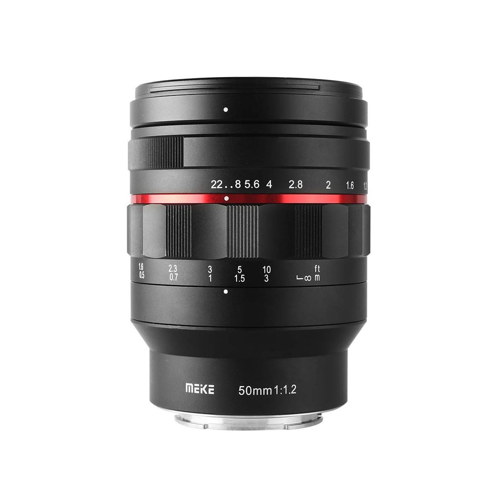 MEKE 50mm F1.2 Large Aperture Full Frame Manual Focus Lens for Sony E Mount Cameras