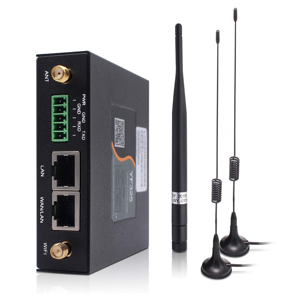 4G VPN Router, Industrial 4G LTE WiFi Router 3G/4G Yeacomm YF325 Wireless Modem Unlocked with Dual Sim Card Slot,B2/4/5/12/13/17/66/71 US Full Frequency Band Supported