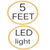 10 Pro-S RCT6S03W12 Tablet PC DC Power Supply Charger Cord Cable, 5 Feet, with LED Indicator, Compatible Replacement L8 view 2