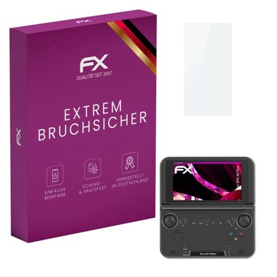 atFoliX Plastic Glass Protective Film compatible with GPD XD Plus, 9H Hybrid-Glass FX Screen Protector