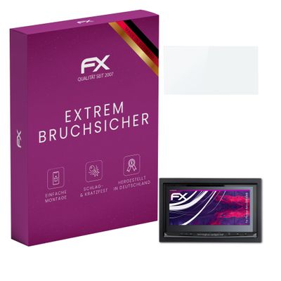 atFoliX Plastic Glass Protective Film compatible with Pioneer Avic-Z930DAB, 9H Hybrid-Glass FX Screen Protector