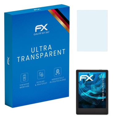 atFoliX Screen Protection Film compatible with Onyx Boox Poke 2 Color Screen Protector, ultra-clear FX Protective Film (2X)