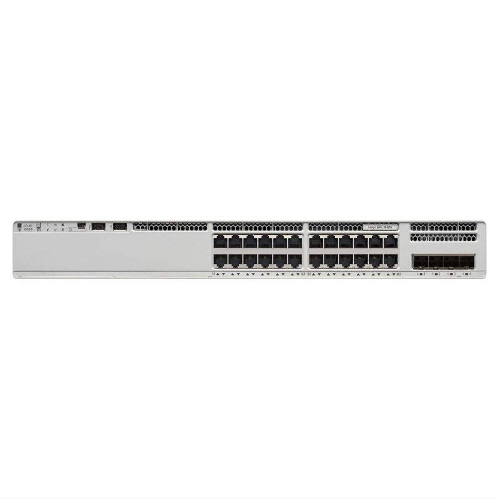 Cisco C9200L-24P-4G-E Catalyst 9200L 24-Port PoE+ 4x1G Network Essentials Switch (Renewed)