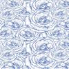 Ceramic Decals - Rose Buds (Blue, 19 x 13 inch) view 1