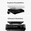 Argon ONE M.2 Aluminum Case for Raspberry Pi 4 with SATA SSD Support | Power Button and Fan | Compatible B-Key and B+M Key view 4