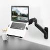VIVO Height Adjustable Pneumatic Extended Arm Laptop Wall Mount, Full Motion Articulating Notebook Tray, Fits 10 to 15.6 inch Screen, Black, MOUNT-V001GL view 2